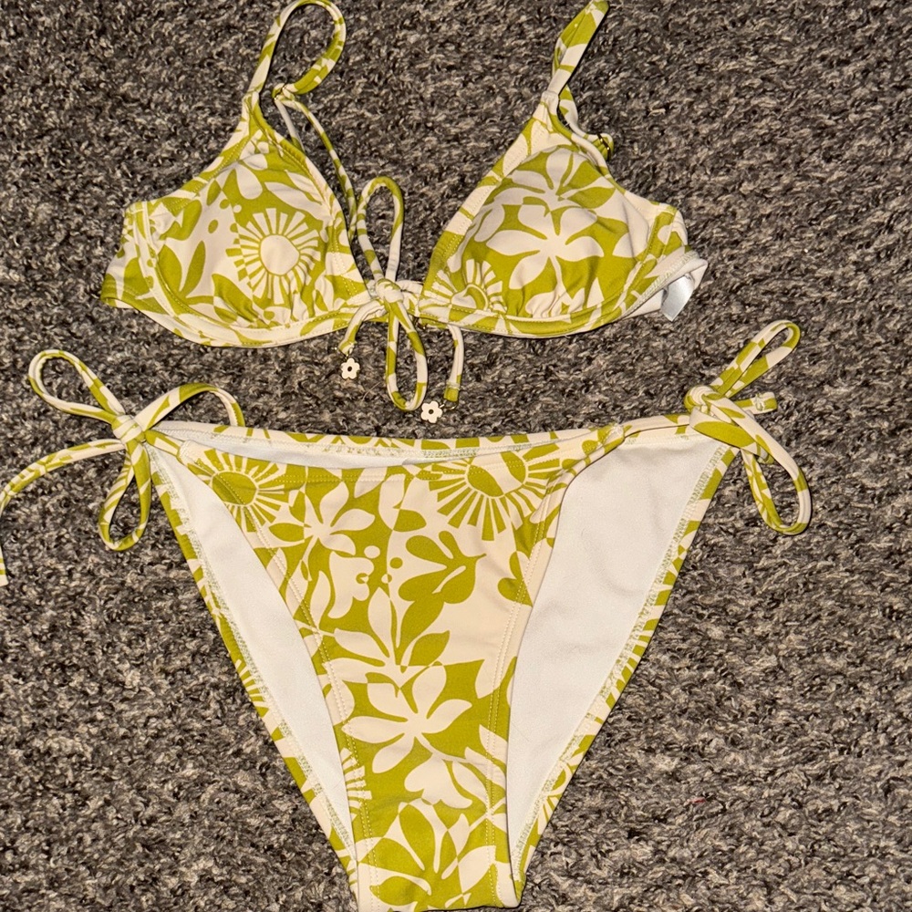 Wild Fable Green Floral Bikini